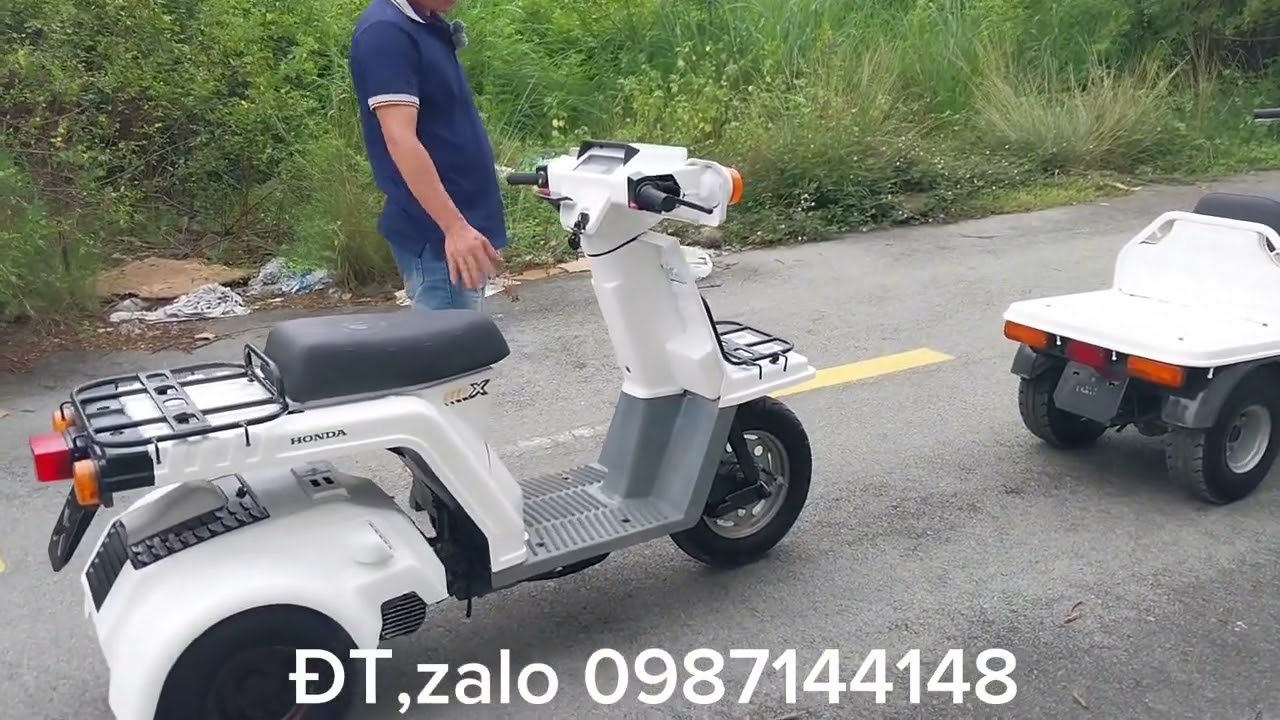 Xe ba bánh Honda Nhật bãi ,động cơ hai thì