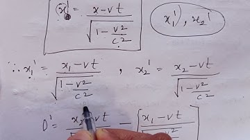 length contraction 1st sem physics important question