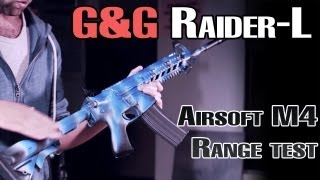 G G Cm16 Raider Review And Shooting Test Twotone Airsoft Youtube