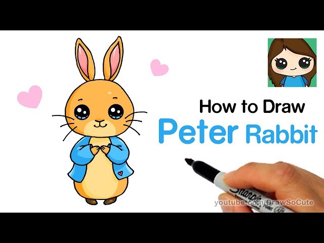 10 Fluffy Rabbit Drawing Ideas