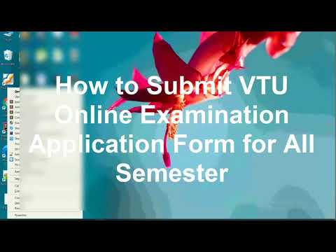 How to Submit VTU Online Examination Application Form For All Semester | VTU 2020