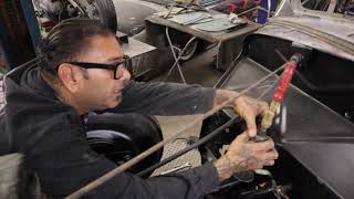 1936 Ford 5 Window - Part 1: Stuffing in a Cadillac motor and Tremec transmission