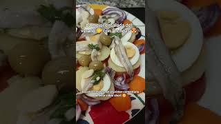 Ensalada de patatas con boquerones en vinagre ensaladas anchoas short boquerones healthysalad