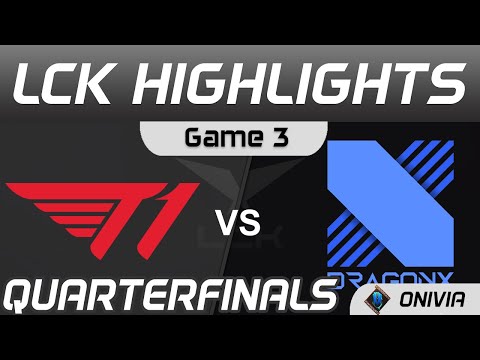 T1 vs DRX Highlights Game 3 Quarterfinals Spring Playoffs 2021 T1 vs DragonX by Onivia