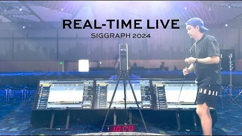 MOVIN TRACIN at SIGGRAPH24 Real Time Live | RealTime Markerless Motion capture | MOVIN