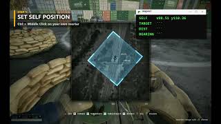 Wardogs Mortar Range Finder – Middle-Click the Map, Get Distance & Bearing