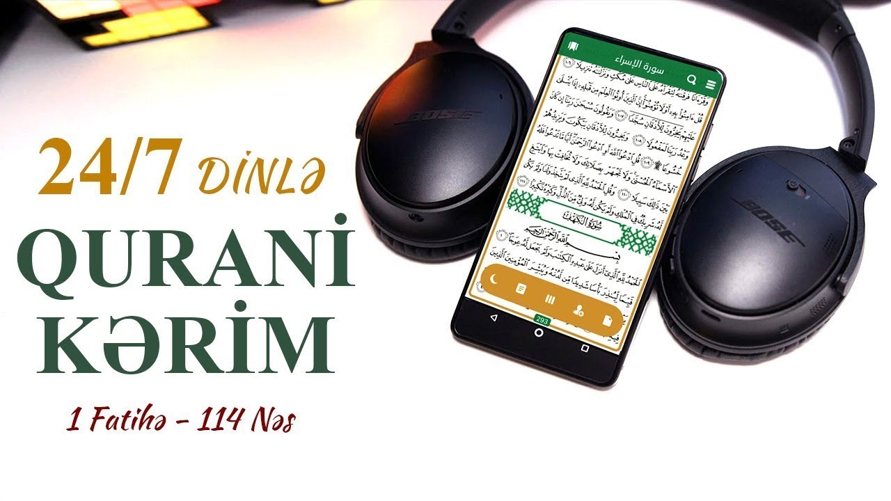 Azərbaycanca Quran dinlə 7/24 - Canlı yayım | tövbəzamanı