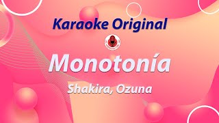 Shakira, Ozuna monotonía karaoke - pista instrumental