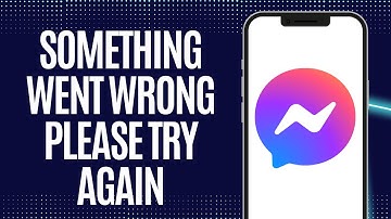 messenger something went wrong please try again