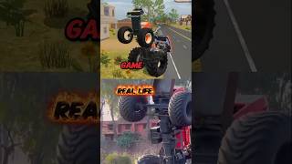 Swaraj 855: Game Vs Real Life Stunt! 🚜🔥 #shorts #trending#viral #shortsfeed #youtubeshorts