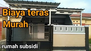 Biaya renovasi teras rumah subsidi type 30/60