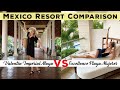 COMPARING VALENTIN IMPERIAL MAYA RESORT VS EXCELLENCE PLAYA MUJERES | WHICH MEXICO RESORT IS BETTER?