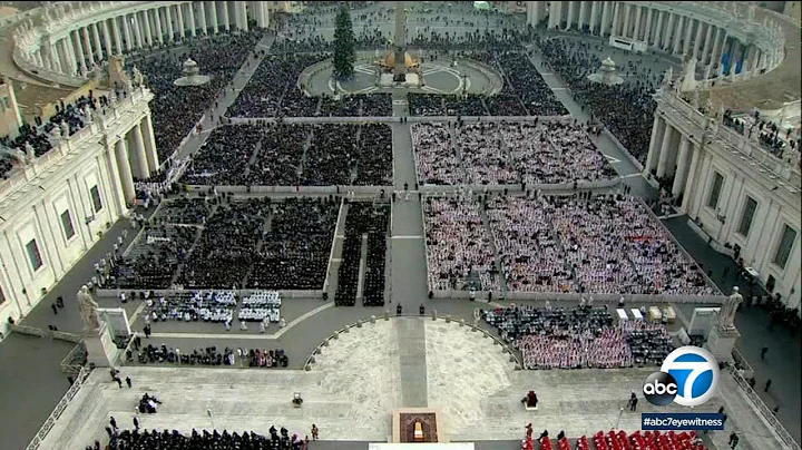 Thousands mourn Benedict XVI at funeral celebrated by pope