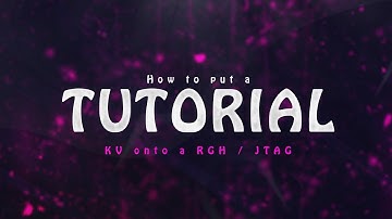 How to put a KV onto your RGH/JTAG