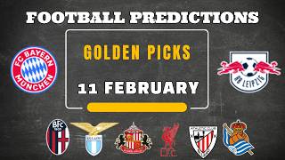FOOTBALL PREDICTIONS TODAY 11/02/2026 | PREMIERSHIP | COPA DEL REY | EREDIVISIE | COPPA ITALIA