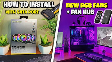 How To Install a RGB Fan Hub In Gaming PC & Connect Up To 10 Fans