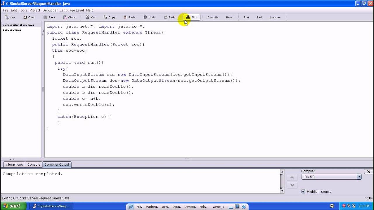 TCP Socket Program using Java - Multithreaded - YouTube