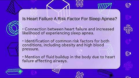 Is Heart Failure A Risk Factor For Sleep Apnea? - Sleep Apnea Support Network