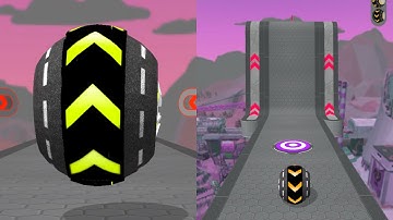 Rolling Balls Sky Escape Vs Reverse Balls Speedrun Walkthrough Gameplay