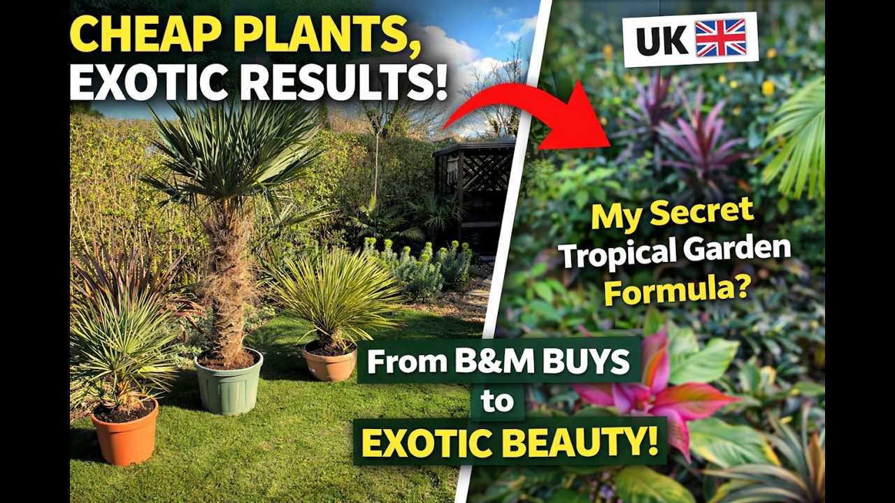Affordable Tropical Gardening Using B&M Plants as Your Garden Backbone & when to use specialists.