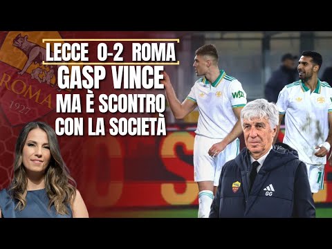 Lecce-Roma 0-2: Dobvyk and Ferguson decide the match, Gasp wins but clashes with the club over th...