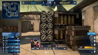 jw knife to end round 9 5 fnatic v nrg iem sydney 2019 semifinals map 3