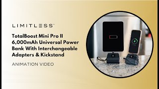 TotalBoost Mini Pro II 6,000mAh Universal Power Bank With Interchangeable Adapters & Kickstand screenshot 4