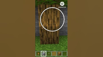 How to make a secret tree entrance in Minecraft #shorts #viral #minecraft