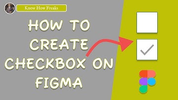 How to create checkbox on Figma