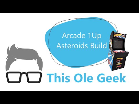 Arcade 1Up Asteroids build and review from This Ole Geek