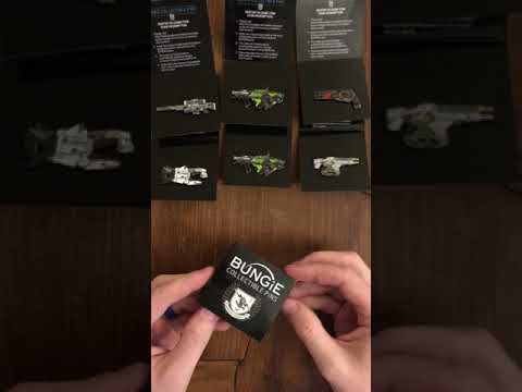Pin Opening: 10 Destiny 2 "The Armory" Series 2 Collectible Pins - YouTube