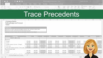 Excel Trace Precedents