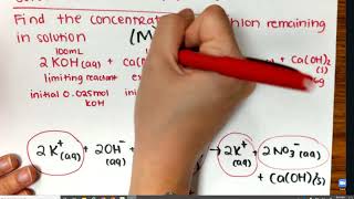 How to do Solution Stoichiometry for AP Chem Part 2 (ion concentrations)