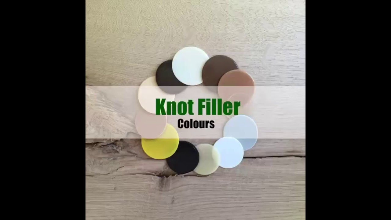 Knot Filler Wood Repair colours Knot Filler YouTube