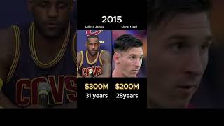 LeBron James vs Lionel Messi Who is richer Networth Comparison! #fyp #networth #evolution #viral