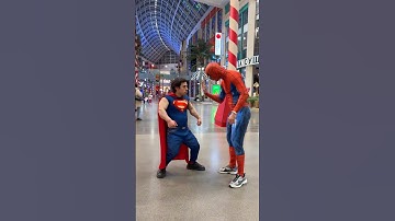 Superman vs Spiderman😱#shorts