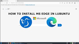 INSTALL MS EDGE IN LUBUNTU | 2021