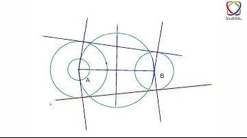 To Draw Direct Common Tangents to the Two Given Circles With Different Radii | Topic 14.9 | Method 1