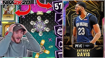 GALAXY OPAL ANTHONY DAVIS TRIPLE THREAT GAMEPLAY! 57 HOF BADGES & G.O.A.T TIER COLLECTOR LEVEL!