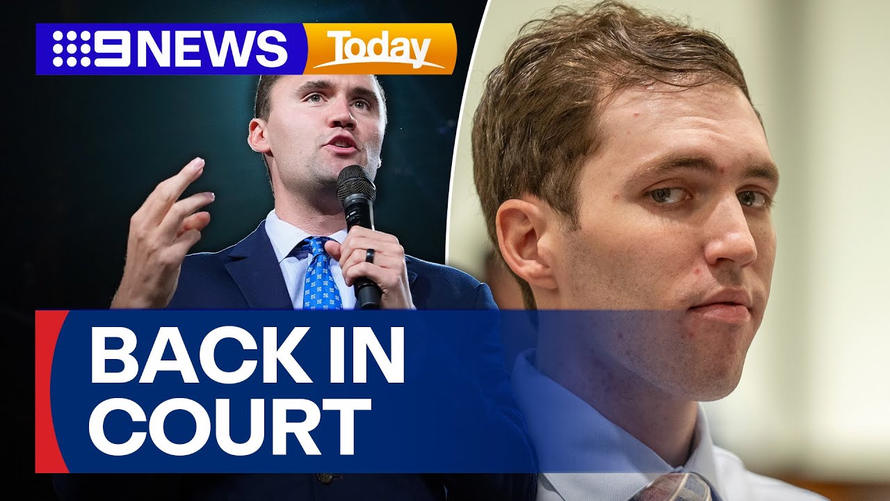 Accused Charlie Kirk killer asks judge to disqualify prosecutors | 9 News Australia