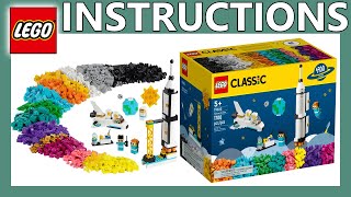 LEGO Instructions | Space Mission | 11022 | LEGO Classic 2022