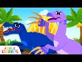 테리지노사우루스 vs 스피노사우루스 | 뽀로로 공룡월드 | 색칠놀이 밥먹기 공룡게임 인기공룡 공룡박사 공룡송 티라노사우루스 | KIGLE GAMES