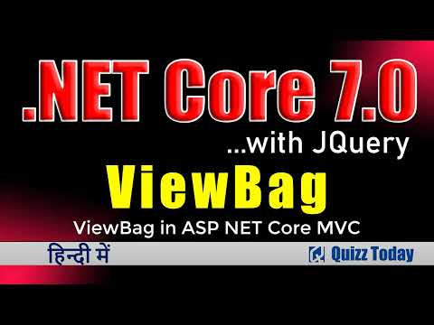 27.ViewBag in ASP NET Core in Hindi