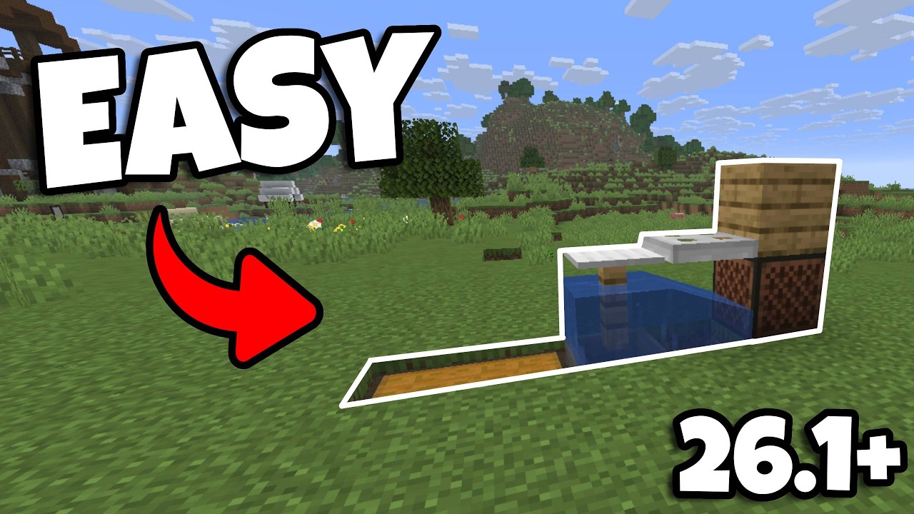The BEST AFK Fish Farm in Minecraft 26.1+ | Java Edition Tutorial