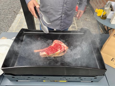 Cuisson côte de bœuf à la plancha (Maison Evrard Lille)