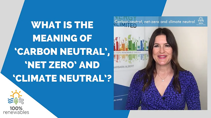 What is the meaning of ‘carbon neutral’, ‘net zero’ and ‘climate neutral’?