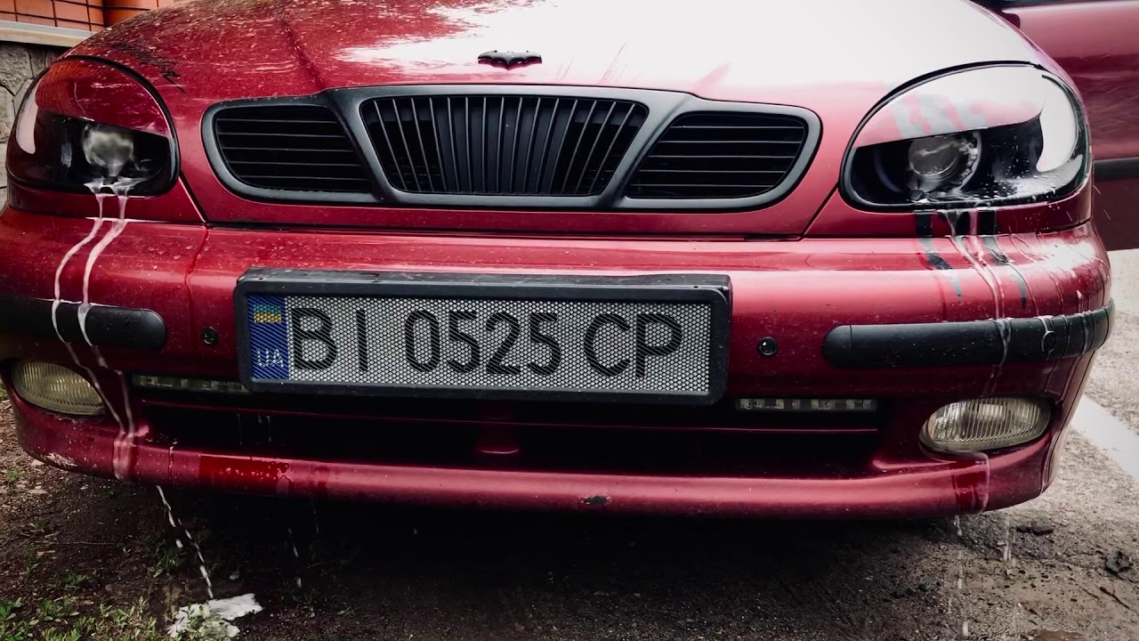 Омыватель фар Ланос,тюнинг фар - YouTube