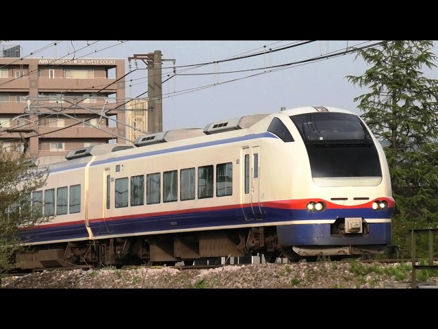 特急しらゆき8号【4K】E653系H201編成信越本線上り58M - YouTube