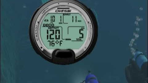 Cressi - Leonardo dive computer - Tutorial - m3s6