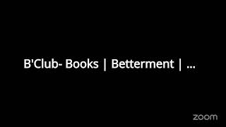 B'Club Group Sessions - Design your life - part 8